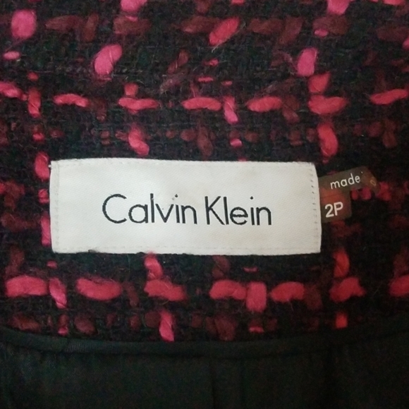 Calvin Klein Vintage Tweed Plaid Skirt Suit Set - Picture 8 of 8